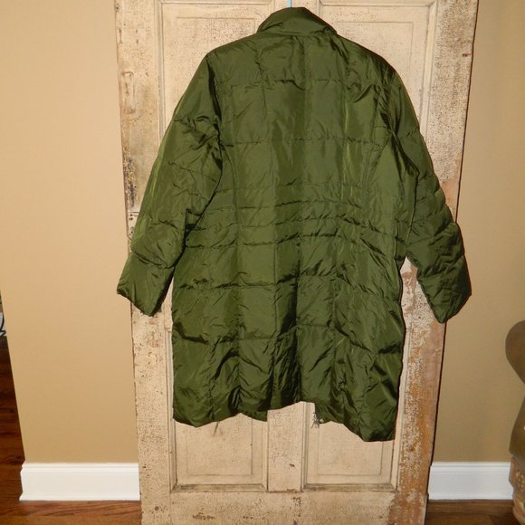 Womens Lands' End Reversible Goosedown Coat Size 2X 20W-22W - Picture 5 of 7